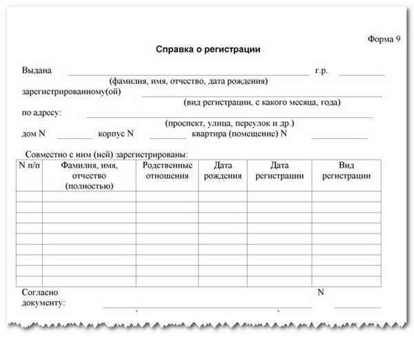 Где взять форму 9 для документу в ГИБДД?