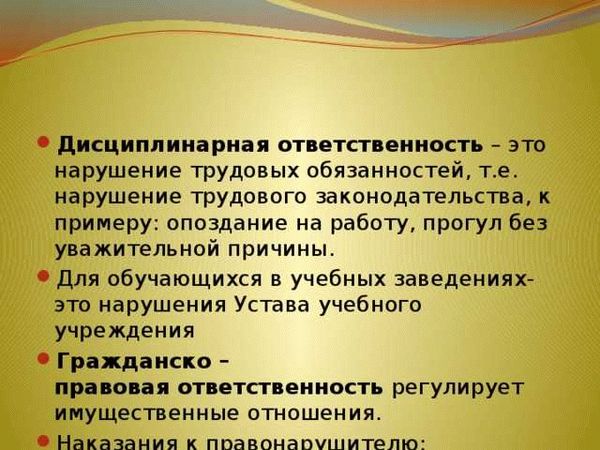 Документирование неисполнения обязанностей