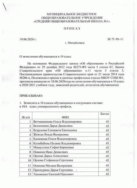 Законодательство, регулирующее документы и порядок