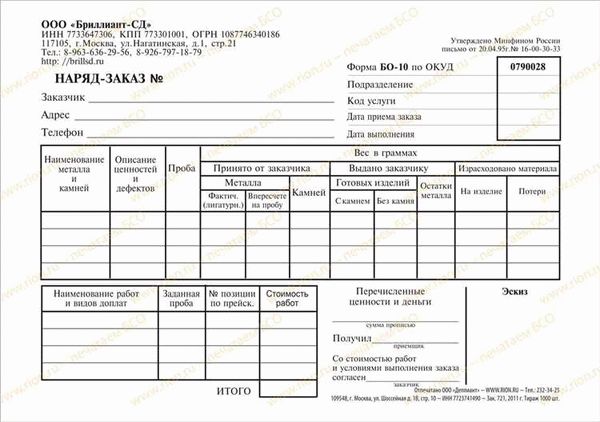 Как правильно оформить заказ-наряд на работы в автосервисе